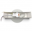 Applique LED da parete 8W con cerchio nero bianco lampada moderno per camera soggiorno bagno