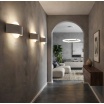 Applique LED da parete 8W con cerchio nero bianco lampada moderno per camera soggiorno bagno