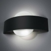 Applique LED da parete 8W con cerchio nero bianco lampada moderno per camera soggiorno bagno