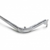 Barra appendiabiti a U 120cm per montante cremagliera argento per arredo negozio cabina armadio