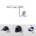Ganci portacappelli portapalloni per pannello dogato per esposizione arredo negozio palloni cappelli