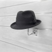 Ganci portacappelli portapalloni per pannello dogato per esposizione arredo negozio palloni cappelli