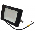 Faro led slim da esterno 50w IP65 faretto smd altà luminosità luce calda fredda metallo nero