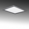 Pannello led quadrato 18w acciaio satinato nichel incasso Faro faretto completo driver luce bianca naturale caldaDownlight