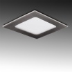 Pannello led quadrato 6w acciaio satinato nichel incasso Faro faretto completo driver luce bianca naturale calda Downlight