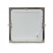 Pannello led quadrato 12w acciaio satinato nichel incasso Faro faretto Downlight luce bianca