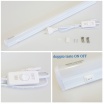 Barra led T5 14w 75cm sottopensile 220V lampada cucina con interruttore collegabile in serie luce calda bianca