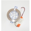 Faro faretto led da incasso alluminio 9w ip20 orientabile rotondo luce fredda bianca 6500k