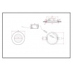 Pannello led rotondo acciaio satinato nichel slim 6w ip20 incasso faretto completo driver luce naturale calda Downlight