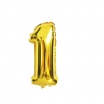Palloncini gonfiabili lettere e numeri oro con chiusura