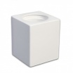 Portafaretto a cubo in gesso da soffitto 110mm verniciabile lampada quadrata con attacco GU10