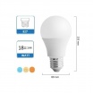 Lampadina Led globo E27 18w A80 bulbo luce naturale calda