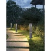 Lampione da giardino LED 12W per esterno lampioncino moderno grigio impermeabile IP65