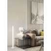 Lampada da terra luce led 20w lume a piantana lineare bianco stile moderno per salotto soggiorno