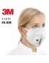 mascherine 3M certificate kn95 ffp2 con valvola maschera protezione viso
