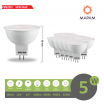 X10 Faretto led 5W attacco MR16 lampadina bianco 12V da incasso copertura opaco luce fredda 