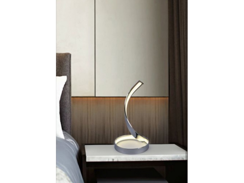 Lampada LED da Scrivania Tavolo RGB Ovale per Interno Minimal Moderna