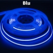 Striscia led cob 12V 40w 5 metri strip alta luminosità dimmerabile adesiva luce bianco caldo naturale blu