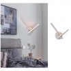Applique da parete luce led 6w incrociato bianco lampada design moderno decorativo 2 bracci lineare per camera bagno soggiorno