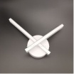Applique da parete luce led 6w incrociato bianco lampada design moderno decorativo 2 bracci lineare per camera bagno soggiorno