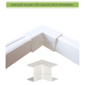 Angolare interno angolo per canaline elettriche passacavi coprifili bianco canalina 25x16 60x40 80x60