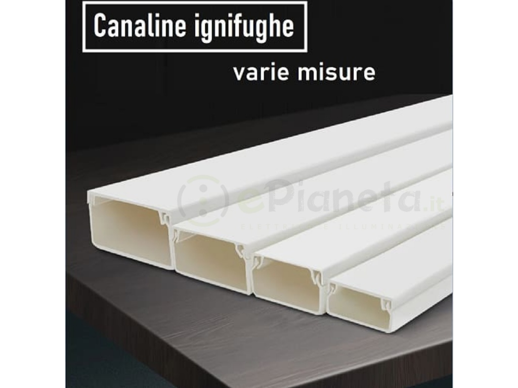 2mt Canalina adesiva 12x12 mm per cavi elettrica in plastica passacavi  bianco coprifili a parete con