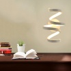 Applique da parete spirale led 14W design moderno bianco lampada muro camera luce naturale fredda