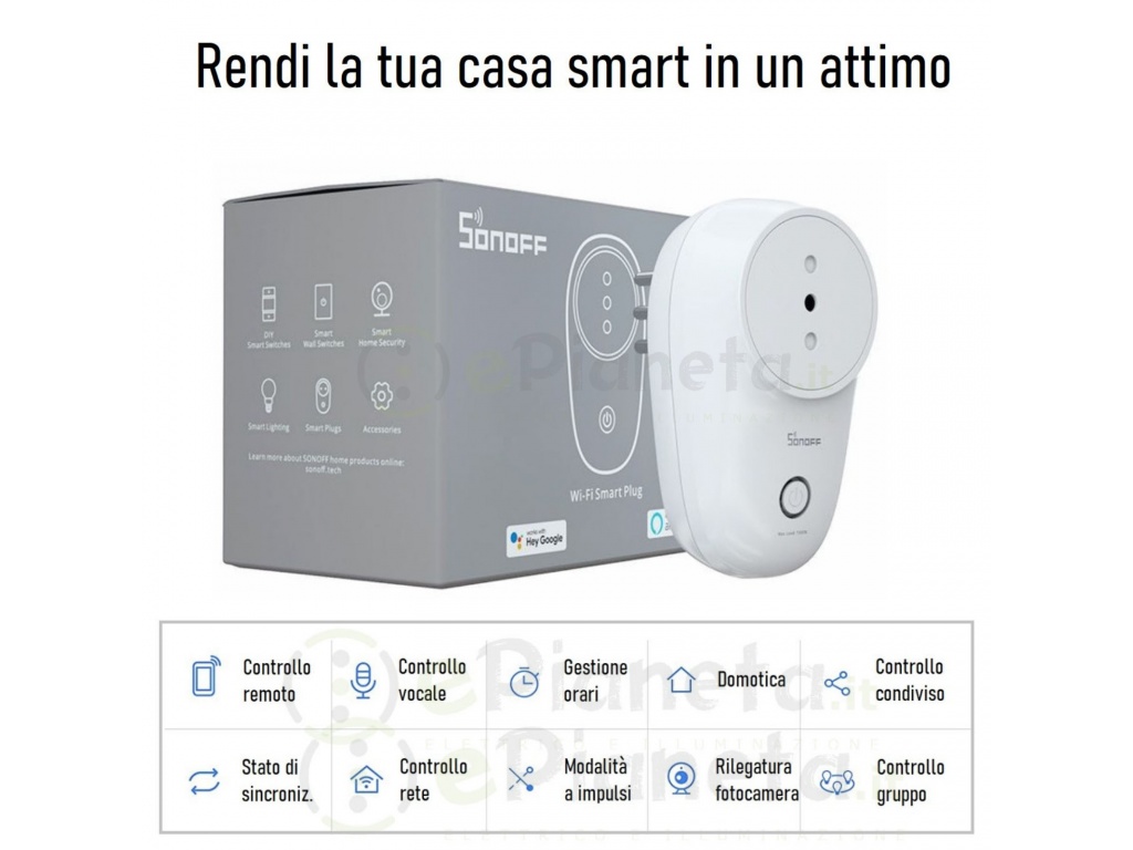 Sensore di movimento mini rilevatore wireless ricevi avvisi e controllo  remoto luci SONOFF SNZB-03